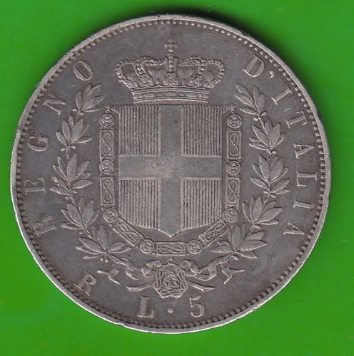 Moneta argento italia lire - argento,