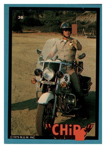 1979 donruss chips patrol card - chips,