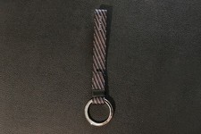 PRADA PORTACHIAVI Long Nylon & Steel Keyholder 