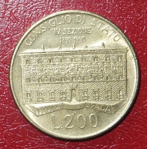Italia 200 lire 1990 - 200, lire,