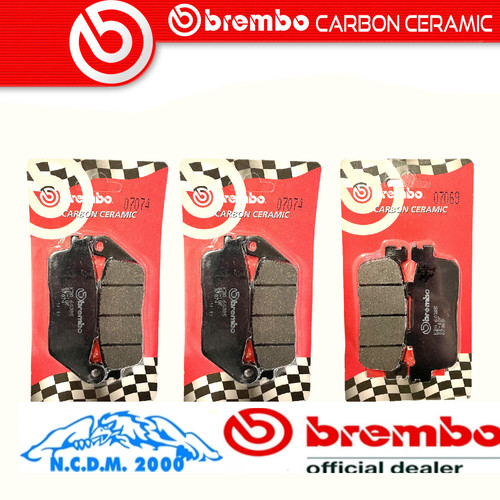 Kit pastiglie brembo carbon - pastiglie,