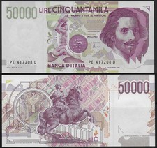 50.000 LIRE 1999 - ITALIA -