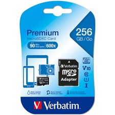 VERBATIM MICRO SD 256GB UHS