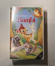 Bambi vhs tape 1997 walt - bambi,