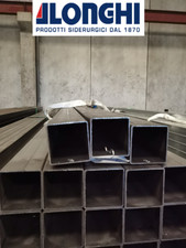 TUBOLARE FERRO QUADRATO 200x200x5  mm.   - 1 pezzo da 70 cm.