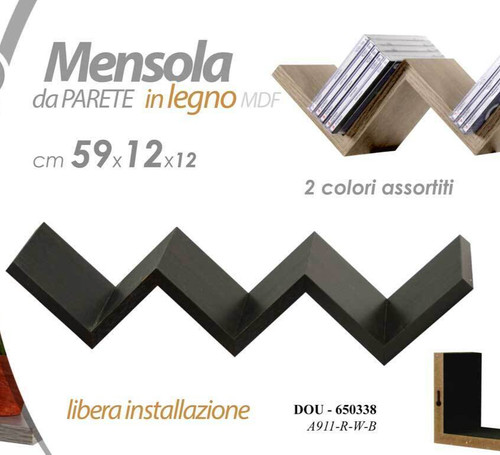 Mensola zig zag - zig,