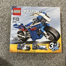LEGO 6747 Creator 3 in 1 Cavaliere da corsa. Completo 100% di scatola e istruzioni 2009