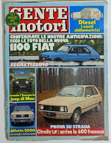97708 gente motori 1977 vi - motori,