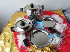 Batteria vintage acciaio inox