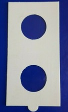 N.15 PEZZI CARTONCINO oblò 22,5 mm PROTEGGE CONSERVA PORTA MONETE DA PINZARE 