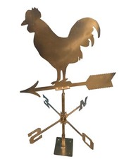 BANDERUOLA SEGNAVENTO CON PUNTI CARDINALI GALLETTO GALLO TETTO SEGNA VENTO