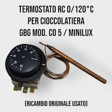TERMOSTATO ORIGINALE CIOCCOLATIERA GBG MOD. CO 5 / MINILUX (USATO FUNZIONANTE)