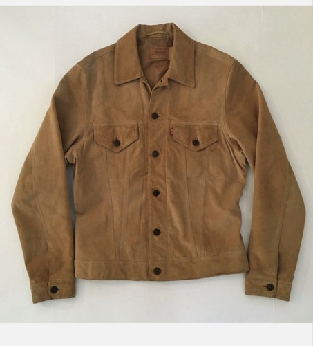Giacca pelle levis camel xl - giacca,