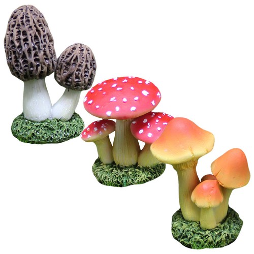 Pezzi funghi decorativi - 3,