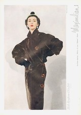 PUBBLICITA' 1951 HOLT RENFREW MAXIMILIAN CANADA PELLICCIA DI FOCA MATARA ALASKA 