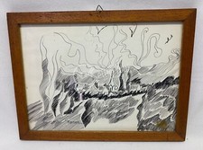 Quadro disegno con cornice