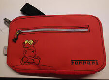 FERRARI marsupio bambino ragazzo unisex Nici sports rosso e nero molte tasche 