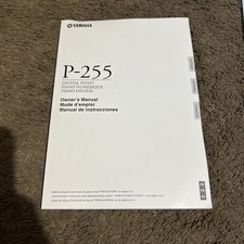 Yamaha P-255 Instruction Manual original not reprint