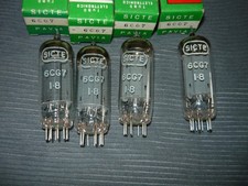 2)TUBE 6CG7 SICTE
