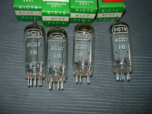 Tube 6cg7 sicte - 2)tube,