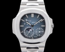 Patek Philippe 5712/1A-001 5712/1A Nautilus TIFFANY & CO SS quadrante blu