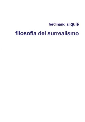 Filosofia del surrealismo - ,