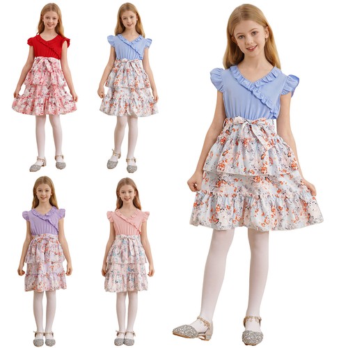 Vestito floreale gonne