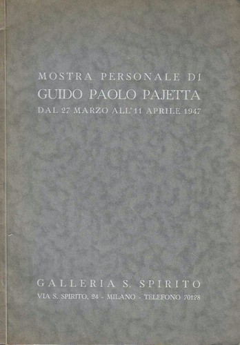 Mostra personale guido - personale, di