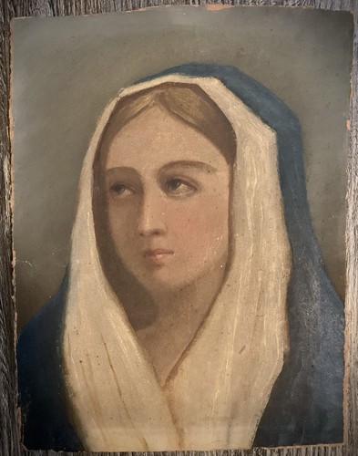 Antico dipinto madonna - antico,