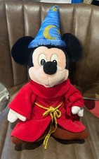 Nuovo Peluche Topolino Mickey Mouse Fantasia Vintage Stregone Disney  40 cm