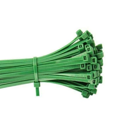 100 fascette nylon verde - fascette,