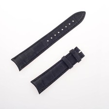 Cinturino in alligatore nero