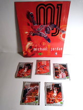 Album figurine Michael Jordan Upper Deck basket + 5 confezioni mai usate 1998