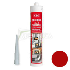 Silicone ad alta temperatura rosso CFG W00060 cartuccia 280ml