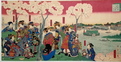 Stampa xilografia utagawa - stampa,