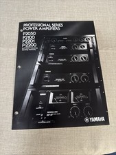 Amplificatori di potenza Yamaha serie professionale P2050 P2100 P2201 P-2200 Brochure