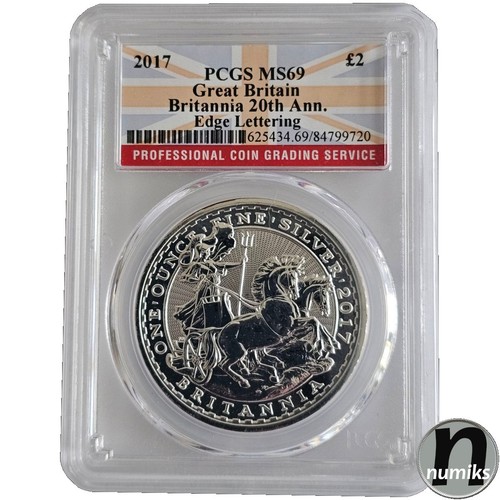 Britannia anni ms69 pcgs - 20,