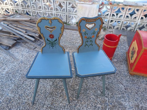 Coppia sedie tirolesi - di,