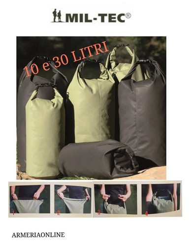Borsa sacca stagna acqua