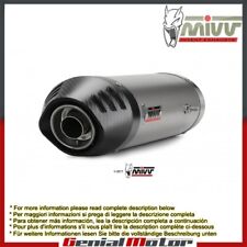 Scarico MIVV Oval Titanio Con Coppa Carbonio per Honda Cbr 600 Rr 2003 > 2004