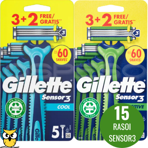Lamette gillette sensor3 - 15,