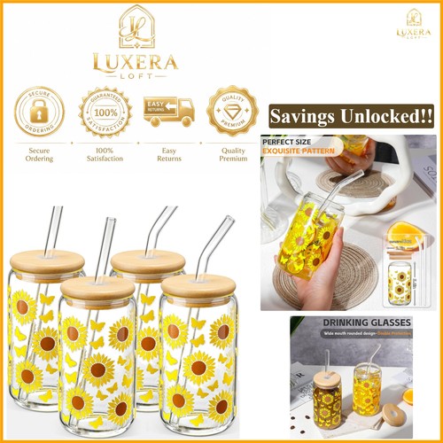 Set tazze vetro 16 oz - set, 4