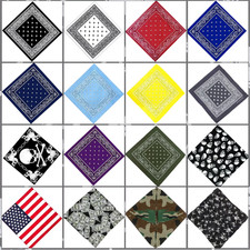 100% Cotone Quadrato Bandana