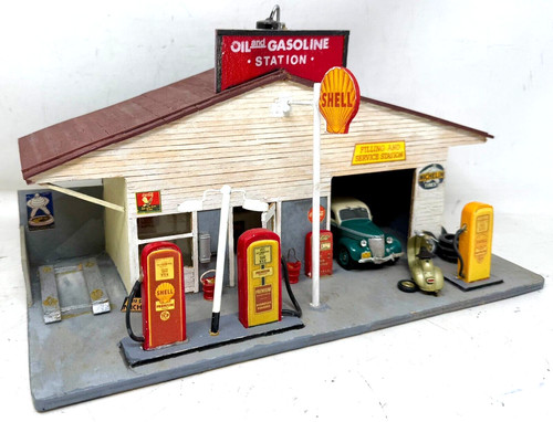Shell stazione servizio oil - stazione, di