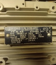 Siemens Motore Trifase Asincrono 1,5kw Con Freno