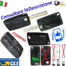 CHIAVE Telecomando GUSCIO CI10HF63 CE0523 HU83 3 TASTI per CITROEN PEUGEOT