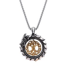 Collana uomo oro drago
