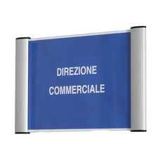 Portatarga Appendibile Wall Sign Tecnostyl - A4 - 30x21 cm - PTA01 (Argento)