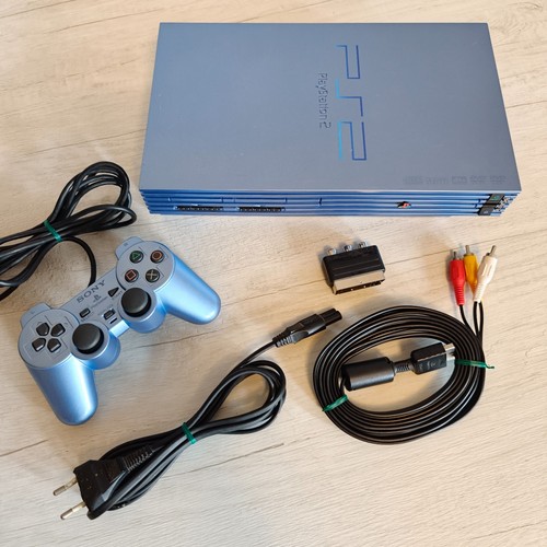 Console ps2 fat - fat, aqua