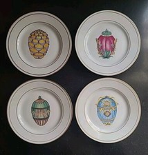 Set di 4 piatti porcellana